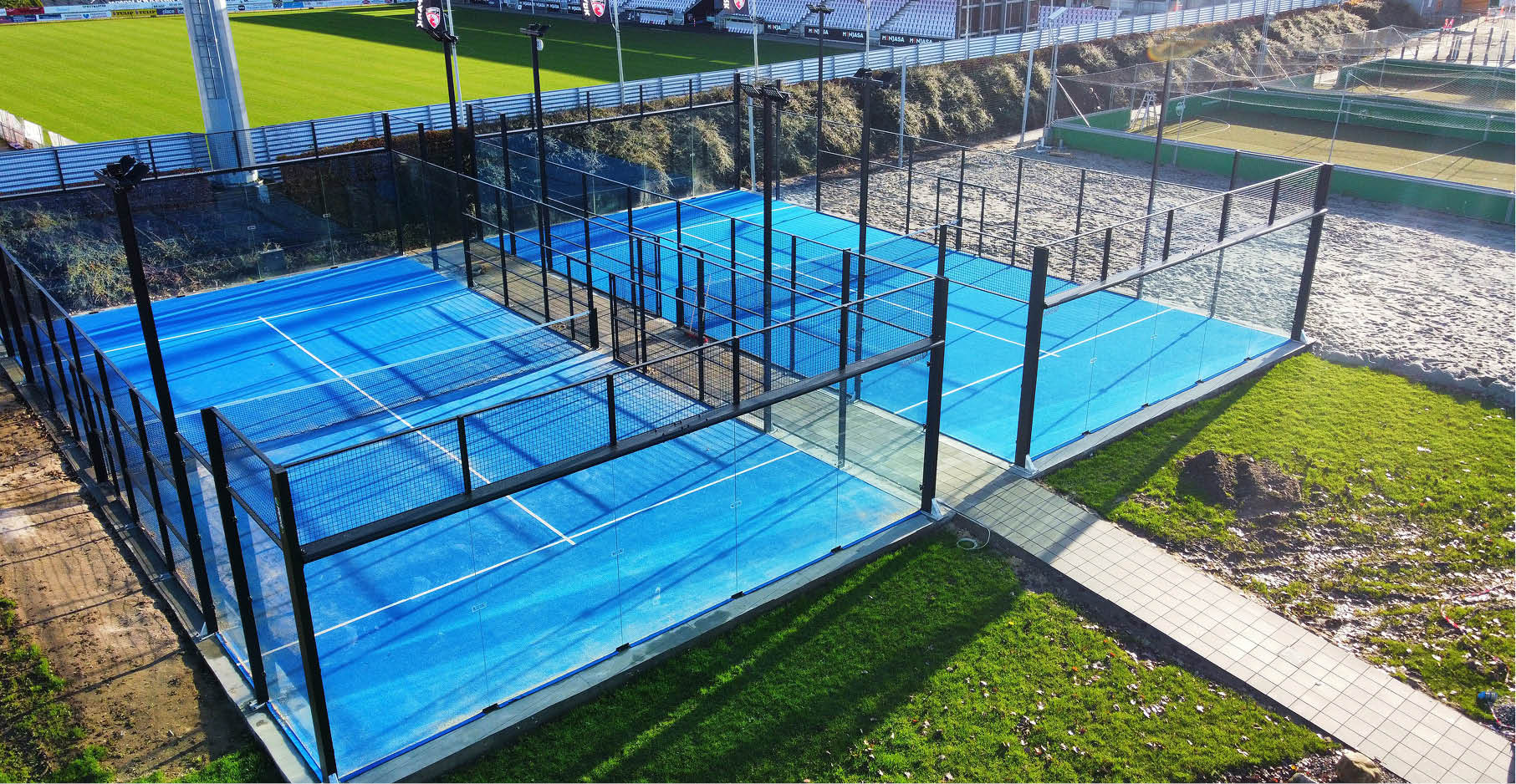 Padelbaner ved Fredericia Idrætscenter
