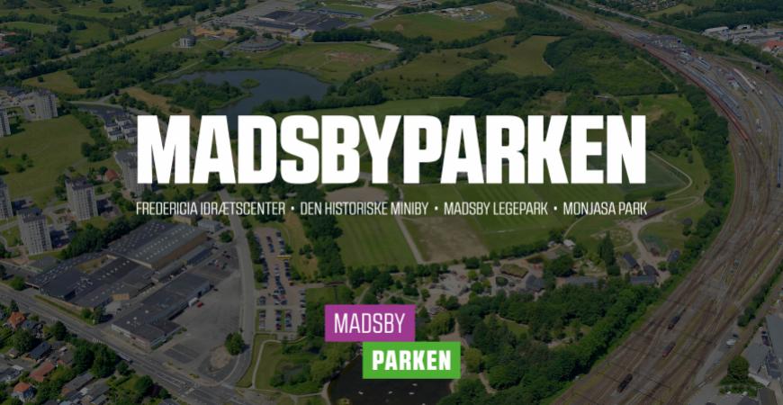 Dronebillede af Madsbyparken