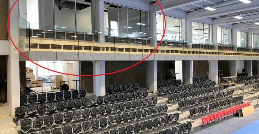 Skyboks SYD i Fredericia Idrætscenter